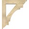 Ekena Millwork Merced Traditional Rough Sawn Bracket w/ Offset Brace, Douglas Fir, 6"W x 26"D x 30"H BKT0604X26X30MRC01RDF - alternate 3